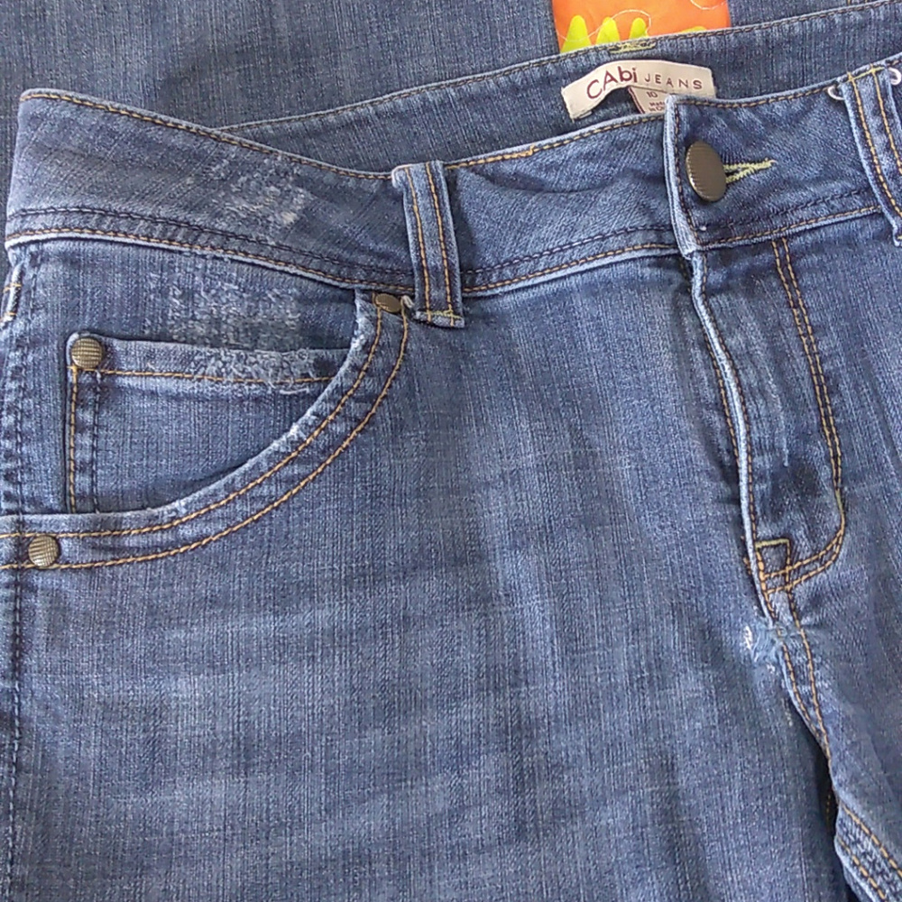 FAB Vintage cabi Spring 2010 Contemporary Boot Cut Jean #876 ♥ Worn Once! - Picture 6 of 10